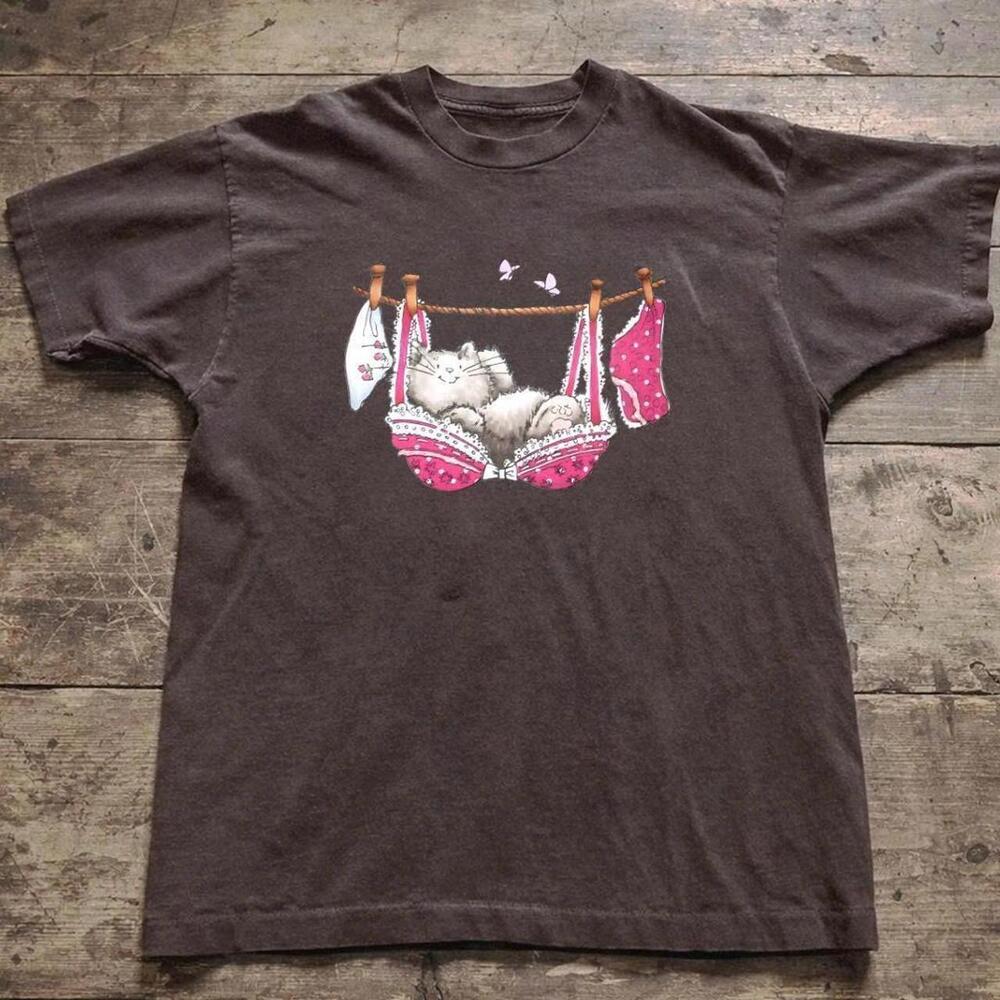 1980S Graphic T-Shirt With A Humorous Design Featuring